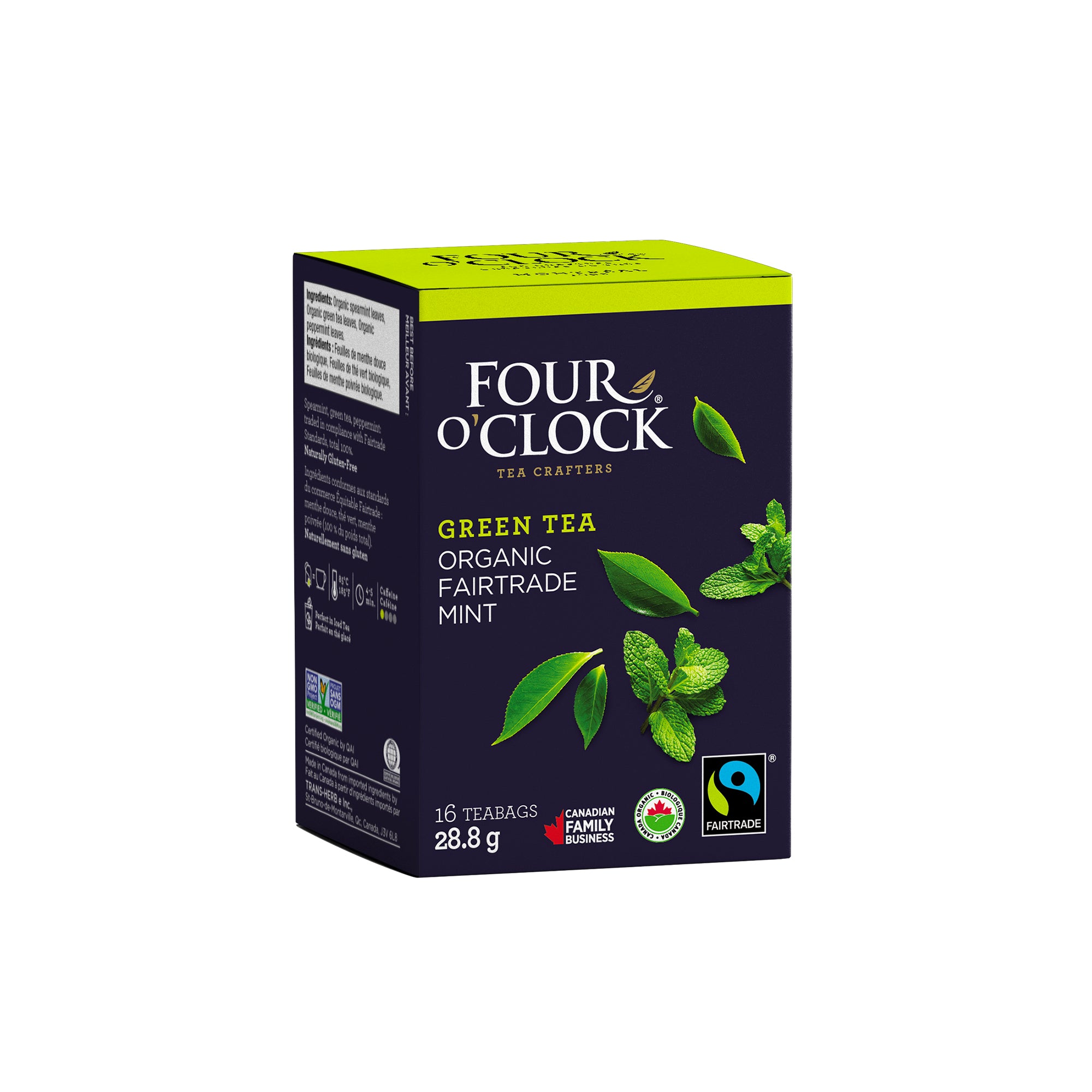 Mint Organic Fairtrade Green Tea