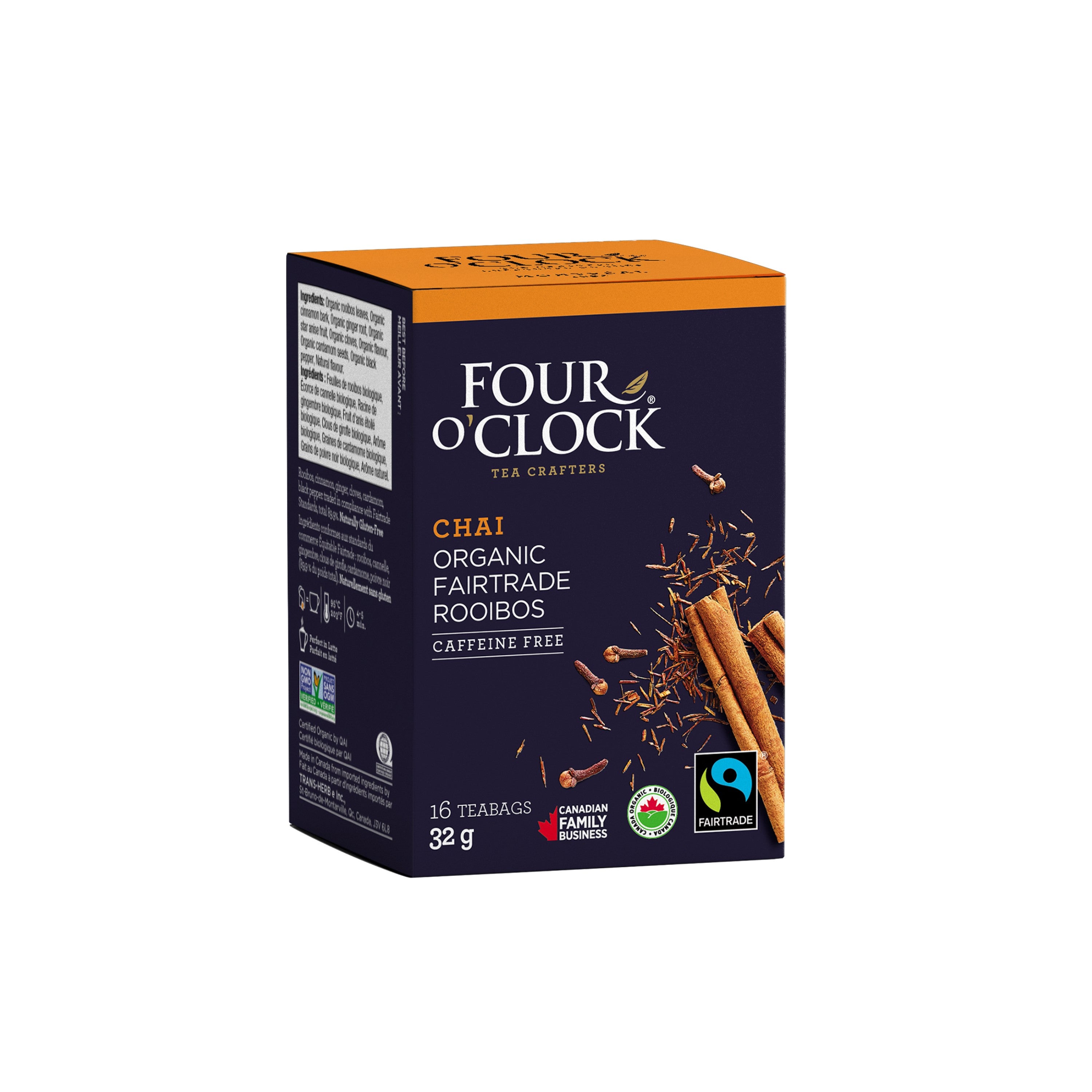 Rooibos Organic Fairtrade Chai Herbal Tea