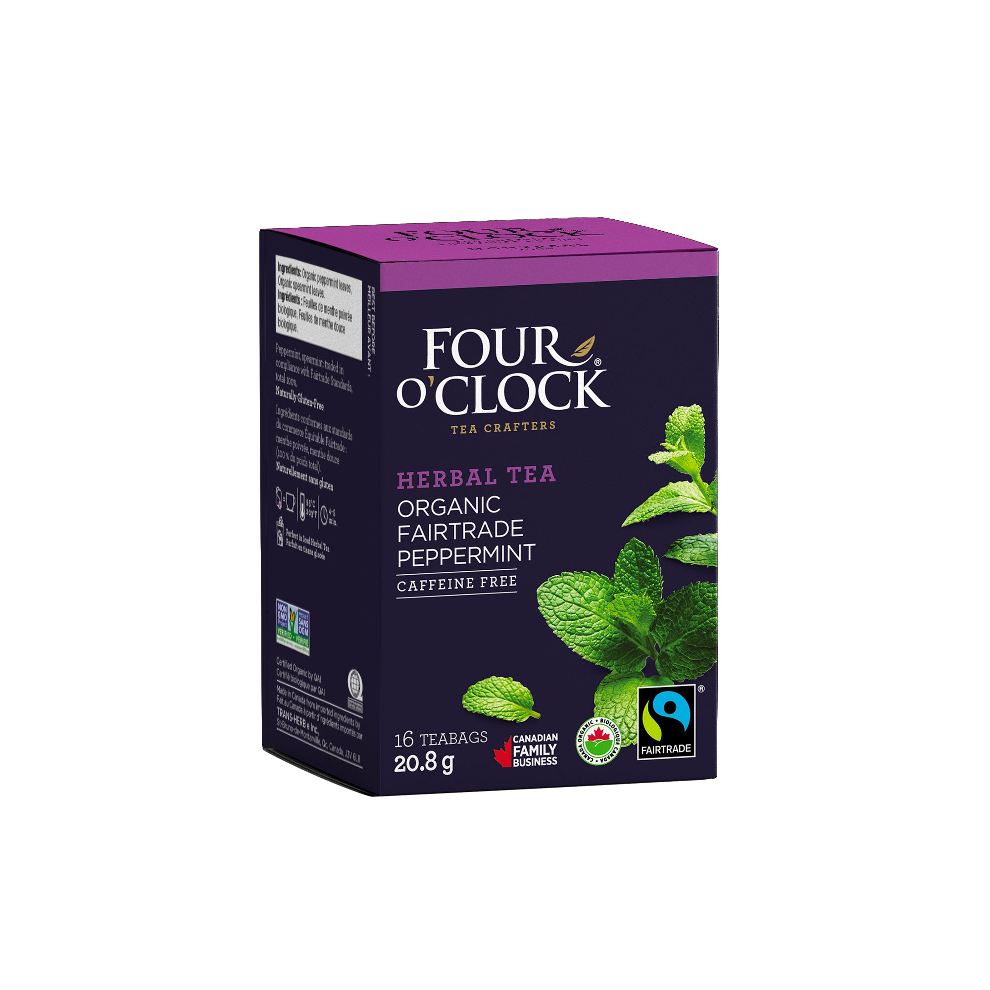 Peppermint Organic Fairtrade Herbal Tea