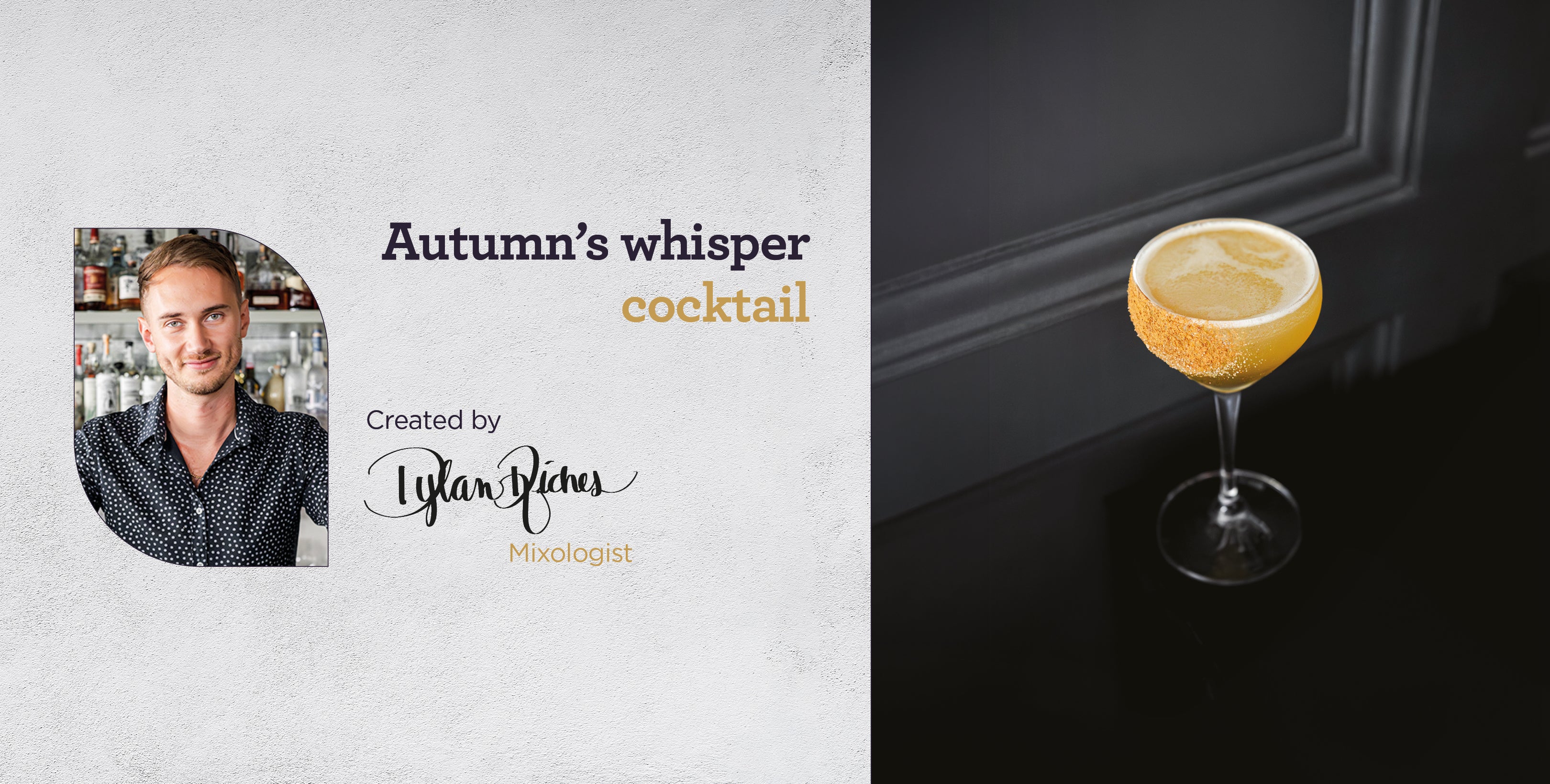 AUTUMN’S WHISPER COCKTAIL with Apple Crumble Black Tea — Four O'Clock