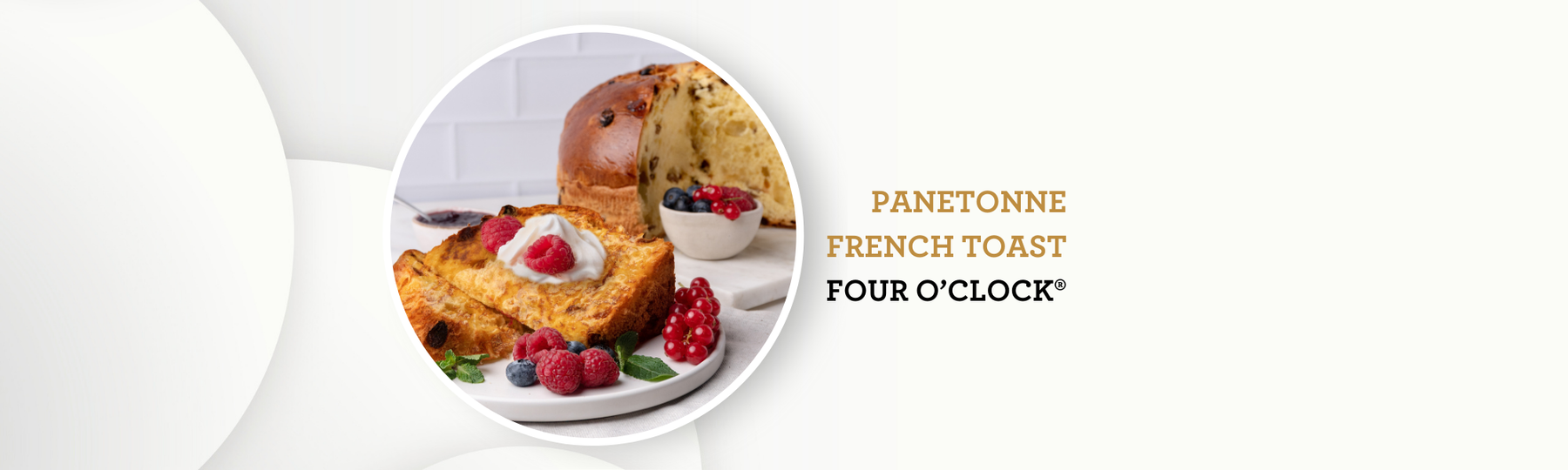 White Chocolate & Coconut White Tea Panettone French Toast