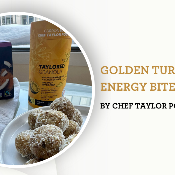 Golden Turmeric Coconut Energy Bites