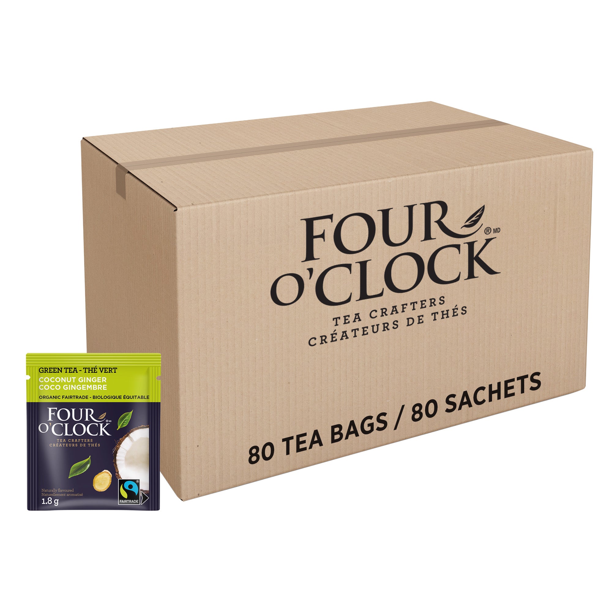 Thé vert coco gingembre Biologique Équitable