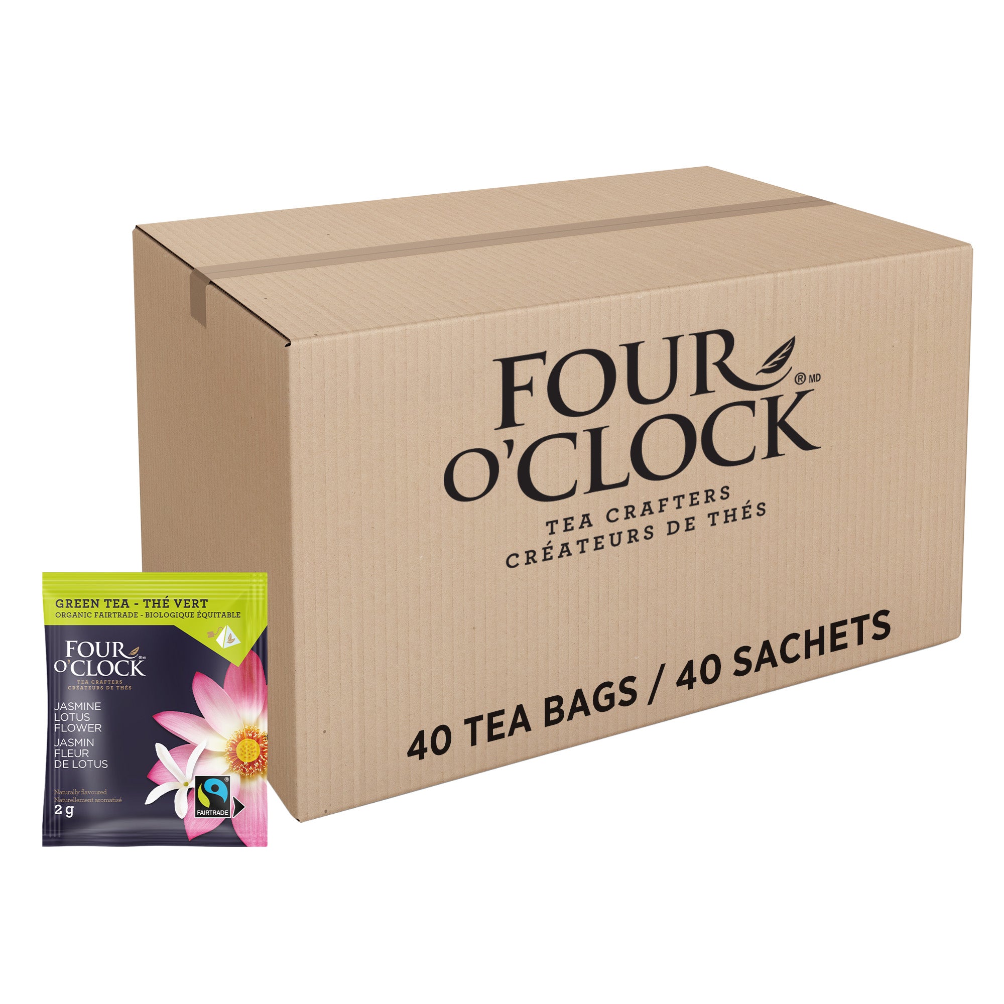 Jasmine Lotus Flower Organic Fairtrade Green Tea