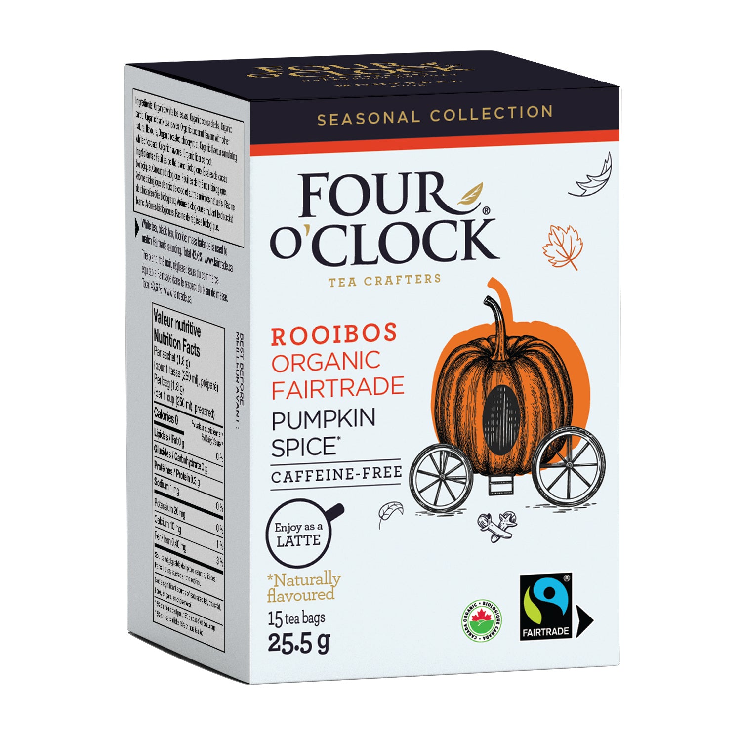 Pumpkin Spice Organic Fairtrade Rooibos Herbal Tea