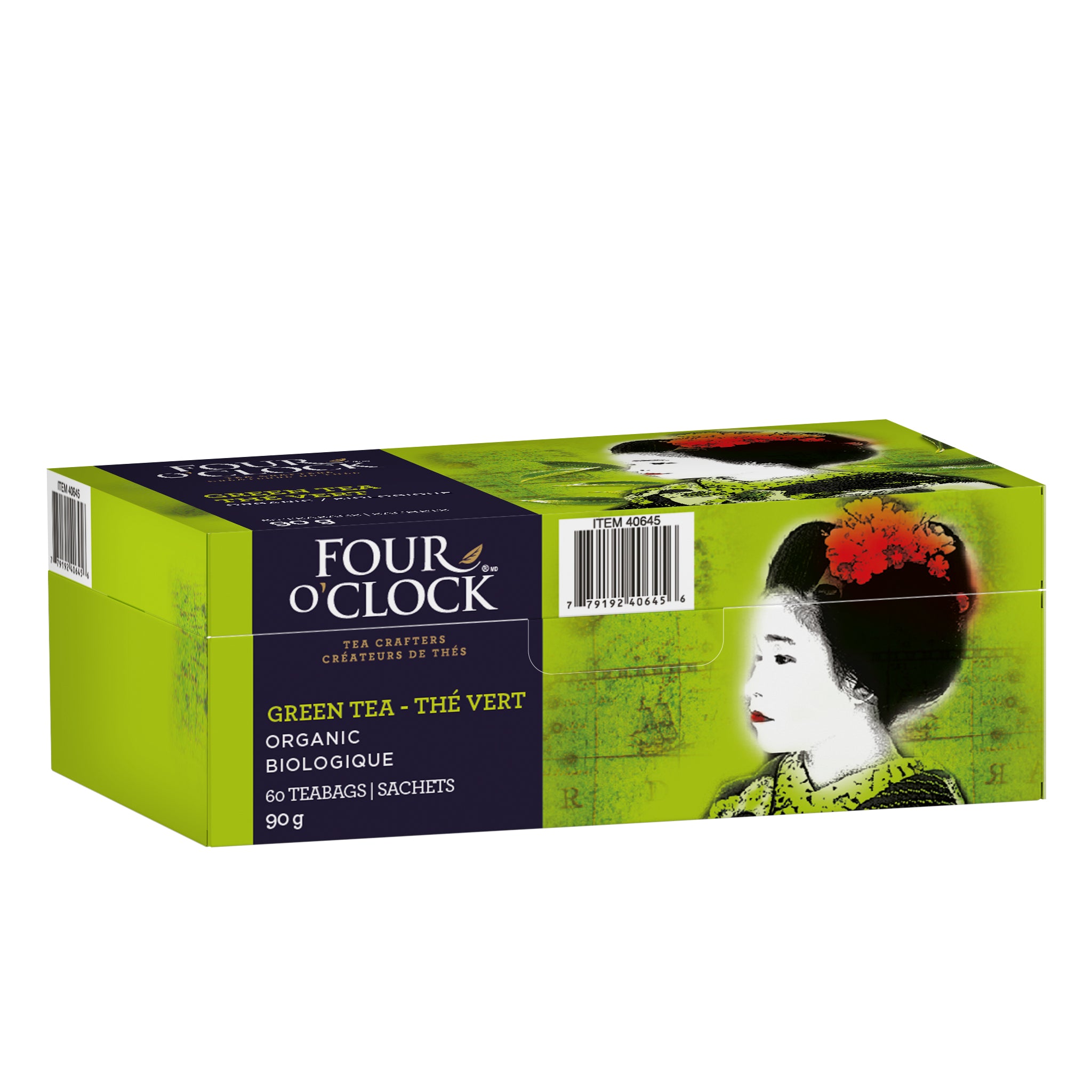 Organic Green Tea, 60 Teabags