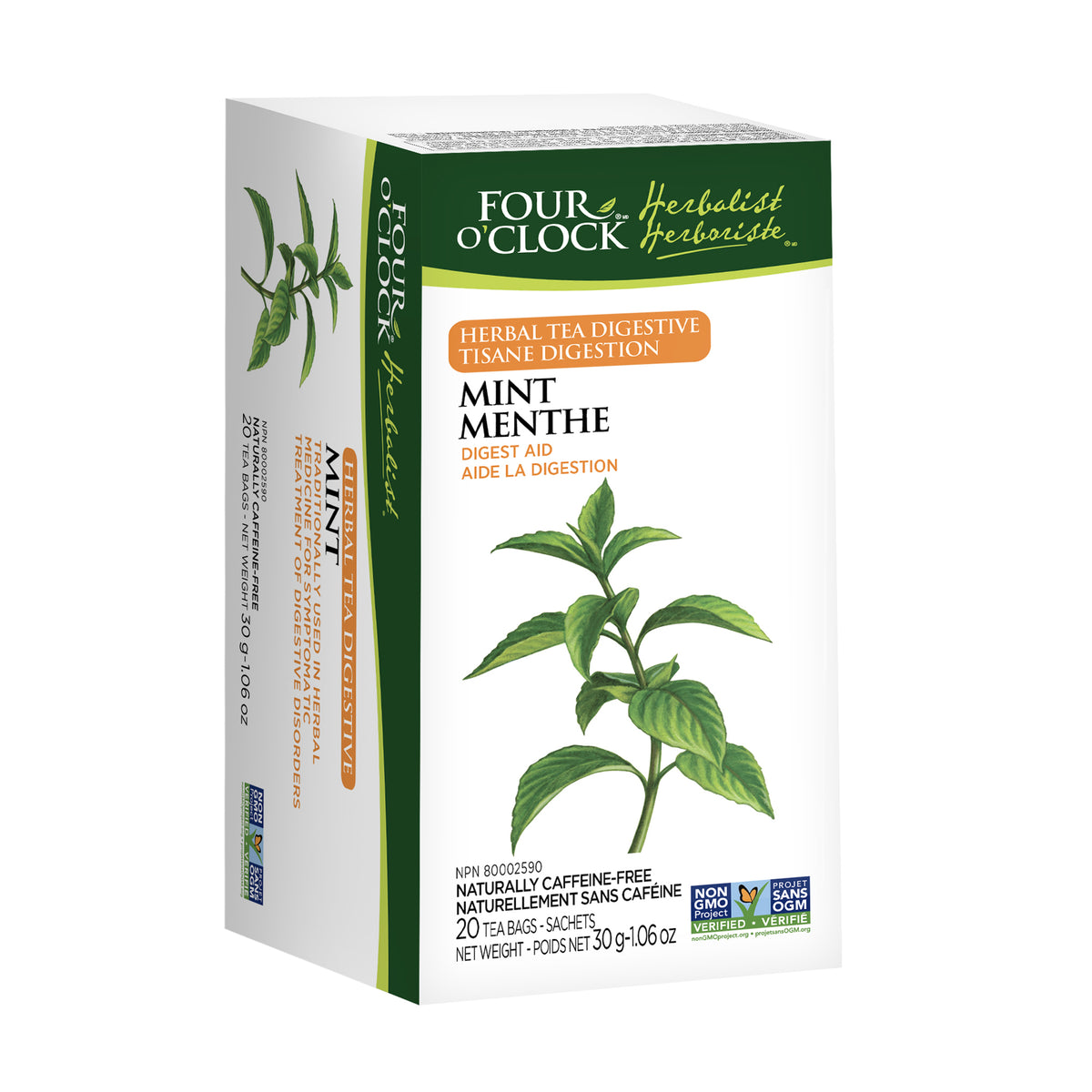 Mint Herbal Tea — Four O'Clock