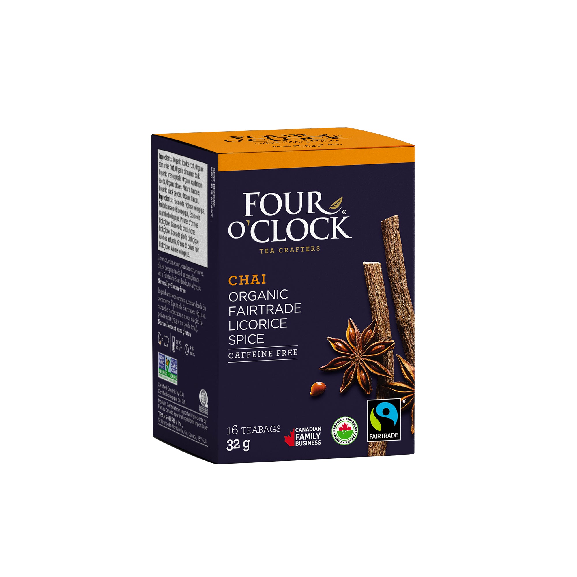 Licorice Spice Organic Fairtrade Chai Herbal Tea