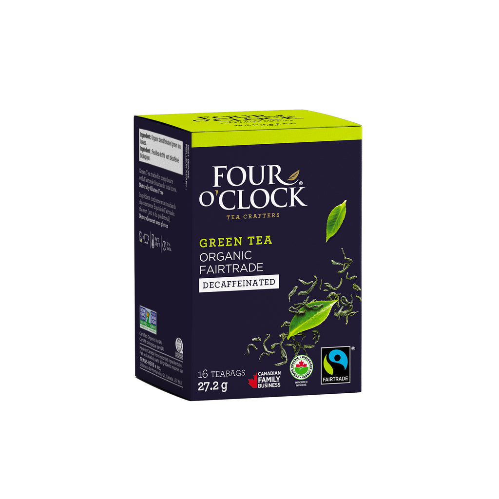 Decaffeinated Organic Fairtrade Green Tea Four O Clock