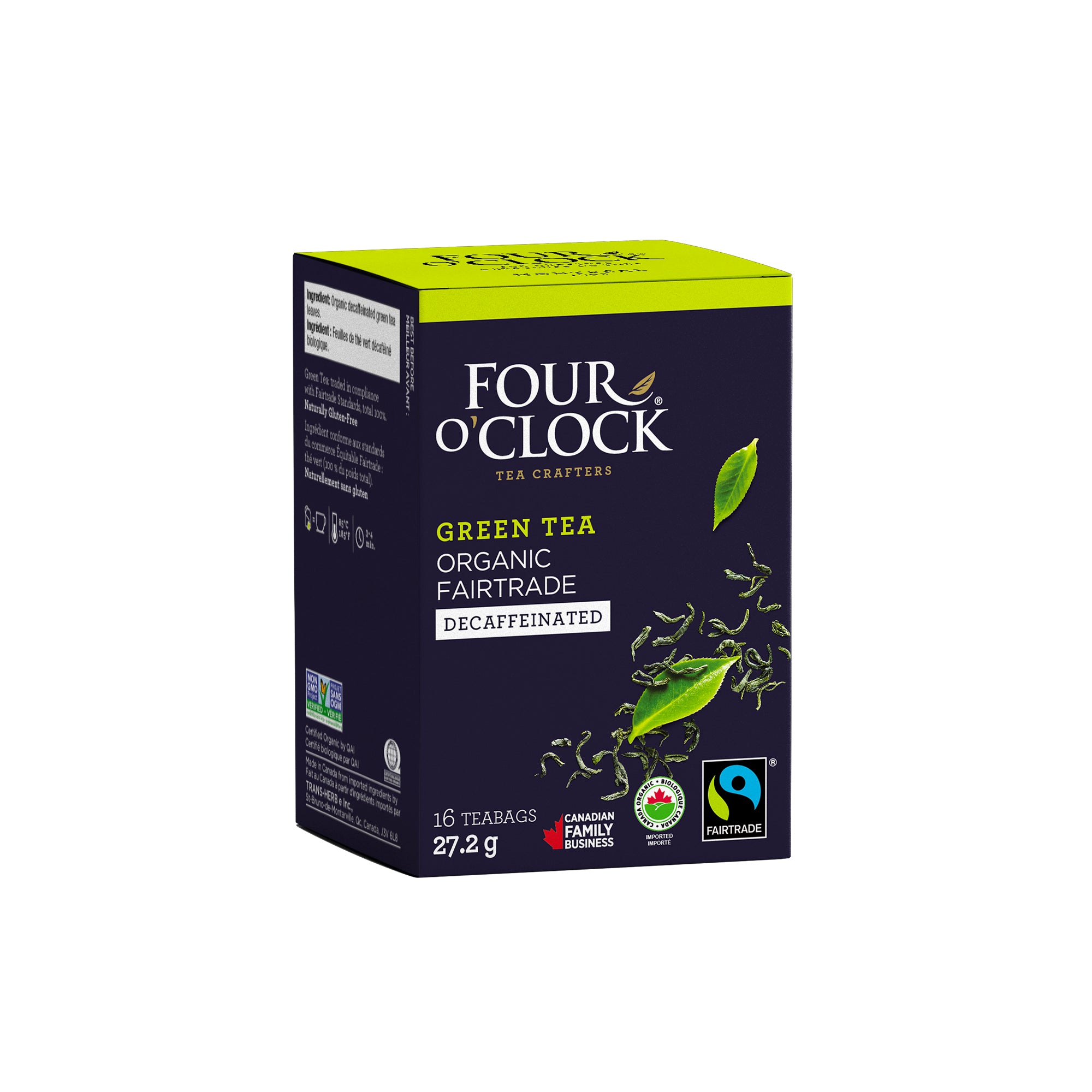 Decaffeinated Organic Fairtrade Green Tea