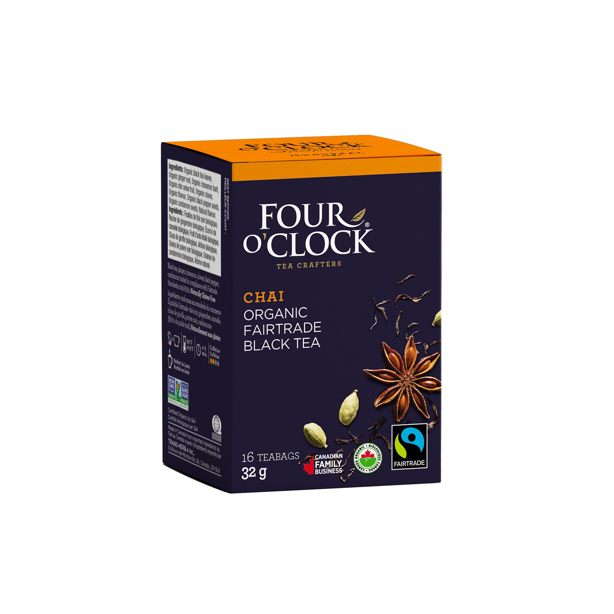 Black Organic Fairtrade Chai Tea
