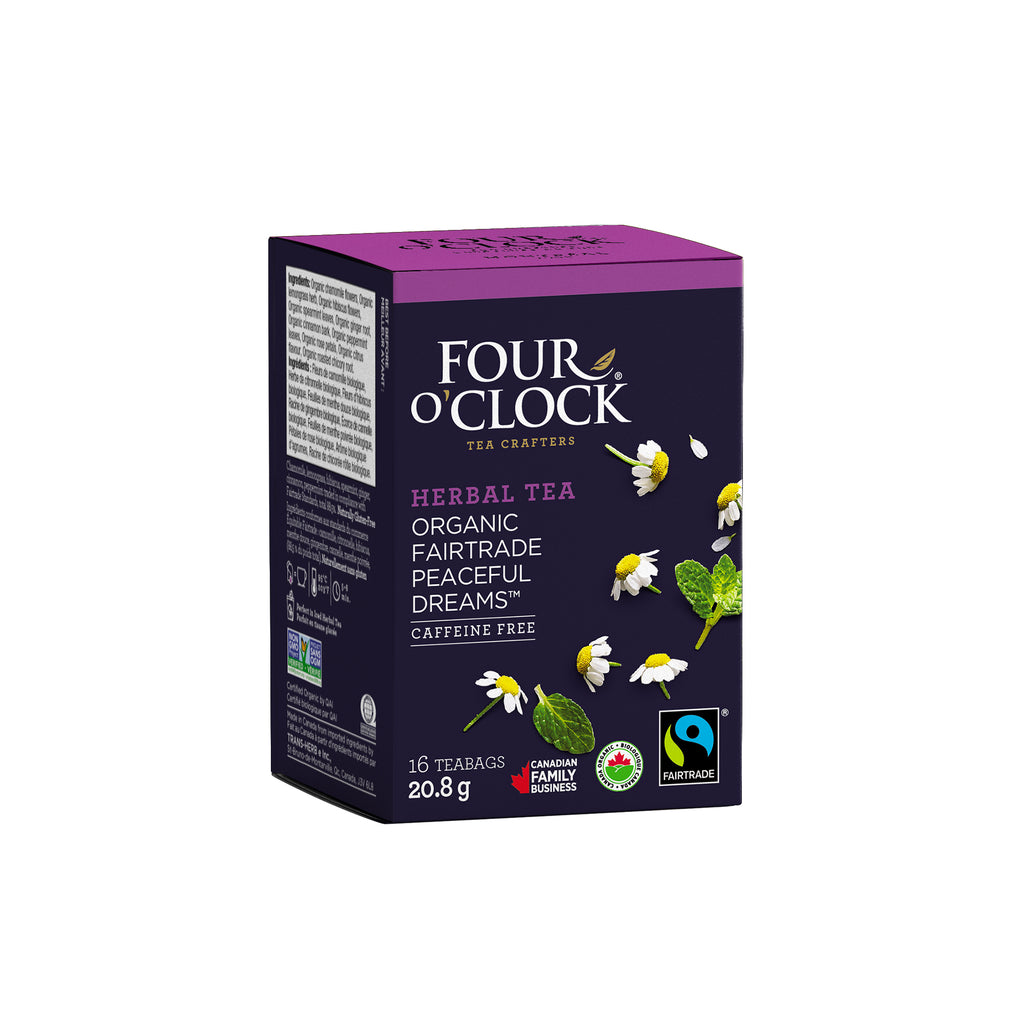 Peaceful Dreams Organic Fairtrade Herbal Tea — Four O'Clock