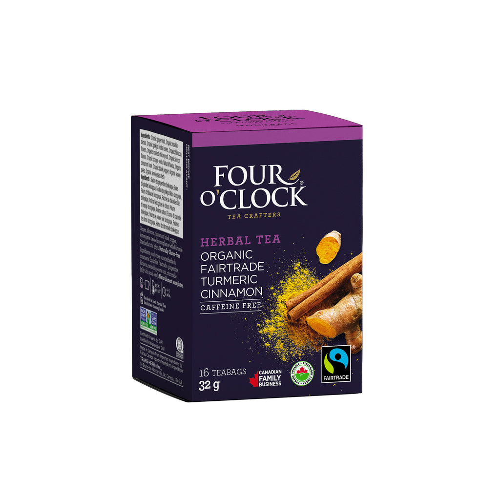Turmeric Cinnamon Organic Fairtrade Herbal Tea — Four O'Clock