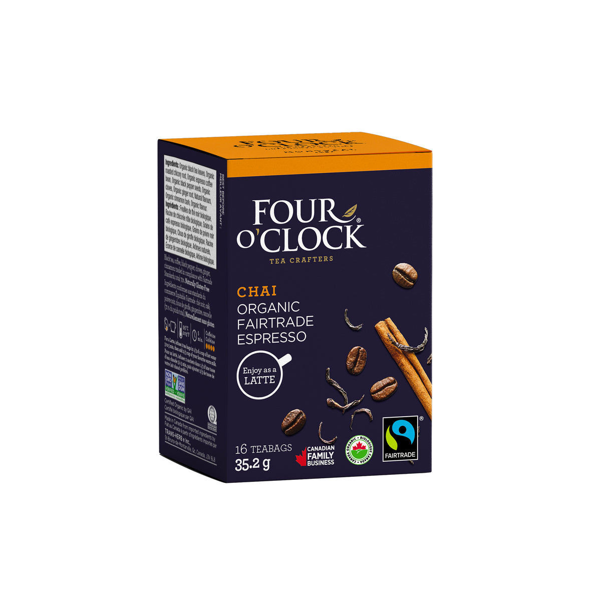Espresso Organic Fairtrade Chai Tea — Four O'Clock