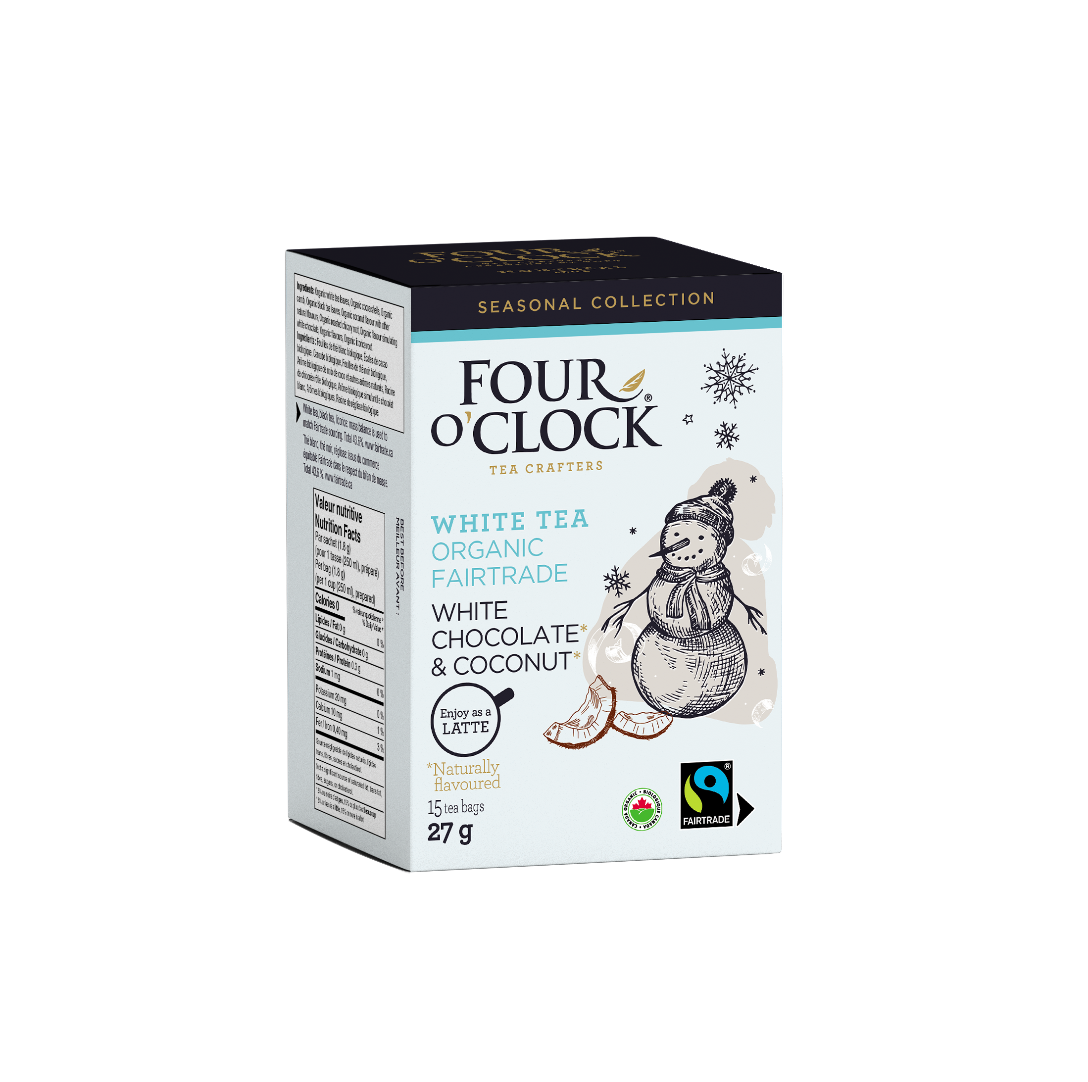 White Chocolate & Coconut Organic Fairtrade White Tea