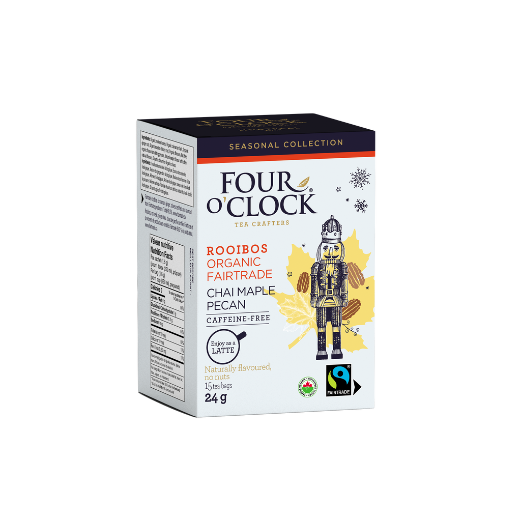 Chai Maple Pecan Organic Fairtrade Herbal Tea — Four O'Clock